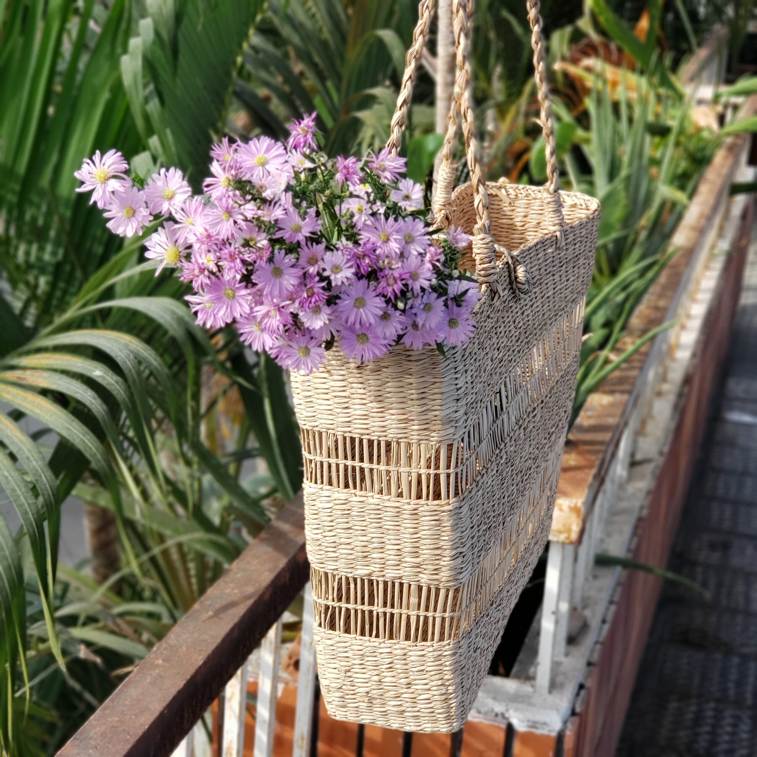 Handtas 3 Soc bloemen