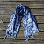 Sjaal Indigo Diamant