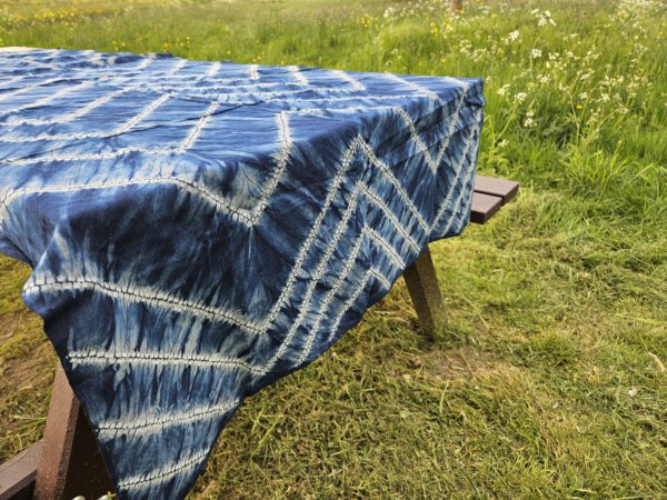 Tafelloper Indigo Bergen draperen