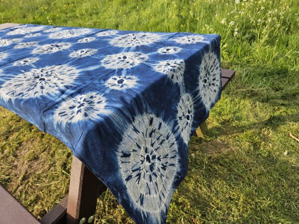 Tafelloper Indigo Waterdruppels zijkant