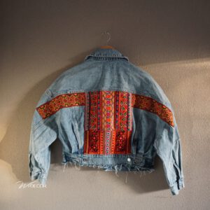 jas denim Flower