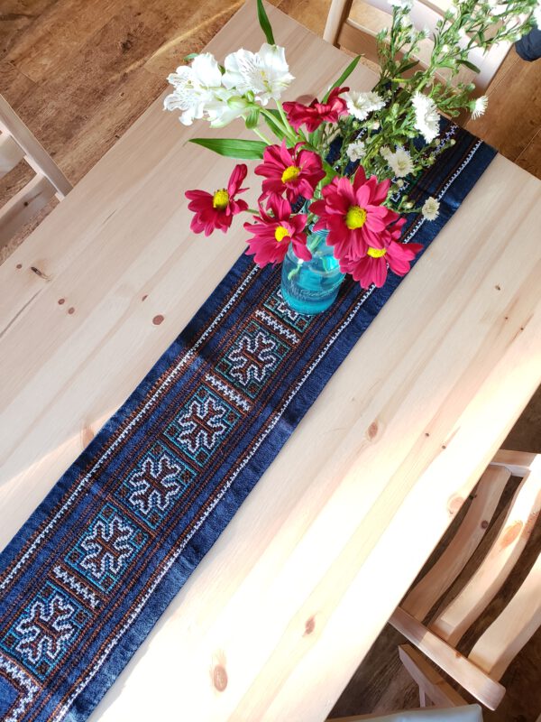 Tafelloper-Hennep-Groen-decoratie